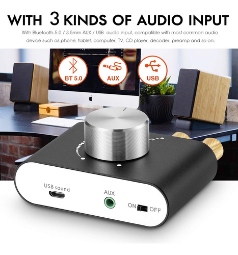 Mini Amplificador Nobsound Hi-fi Digital Amp 50w Bluetooth N