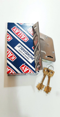 Imagen 2 de 8 de Cerrojo Para Puerta Seguridad Exterior Kallay 4010