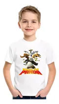Comprar Remera Blanca Para Niños De Kung Fu Panda