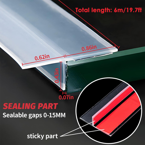 Tira De Sellado De Silicona Para Puertas Y Ventanas Sellos D