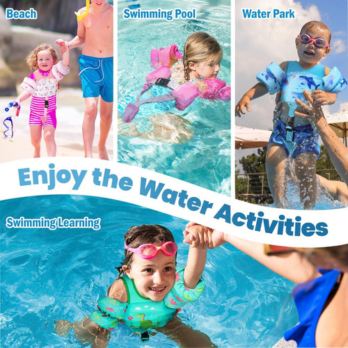 Chaleco De Natación For Niños Heysplash, Flotadores For Ni