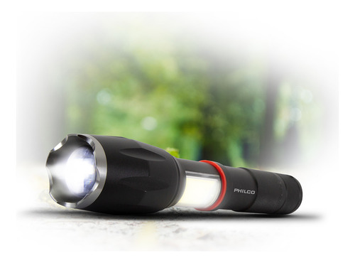 Linterna Led Tipo Cree 2 Luces 1000 Lúmenes, Philco
