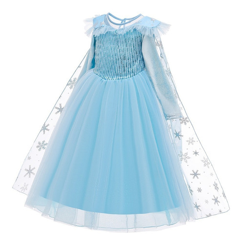 Elsa Vestido Para Niña Princesa Anna Coronación
