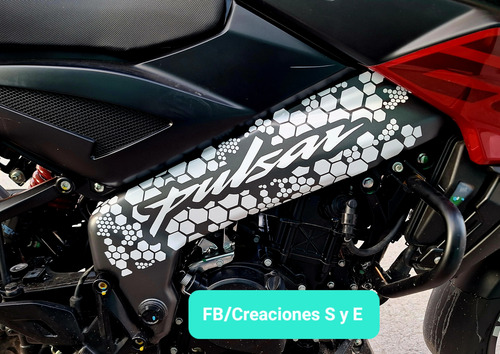 Calcomanias Stikers Pulsar Tipo Panal Para Barra Ns200 Y 160