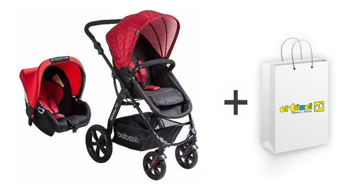 Coche Travel System Bebesit Galaxy Rojo- Bebés Y Niños