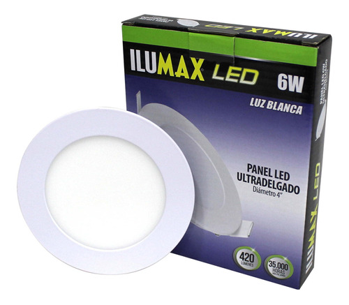 Panel Led Pro 12w Redondo Luz Blanca 6 