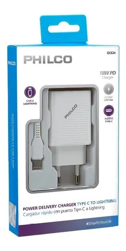Cargador Philco Rapido Pd 18w Dismac Fj