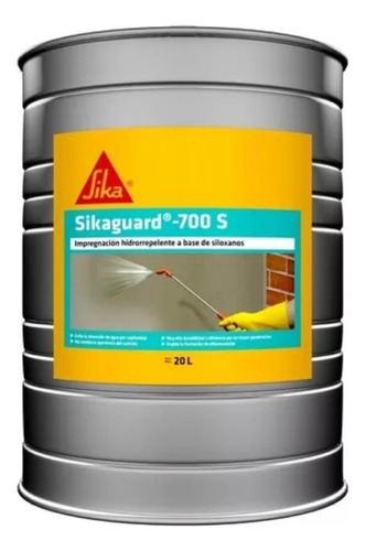 Sikaguard 700 S Hidrorrepelente Alta Performance Lata 20lts