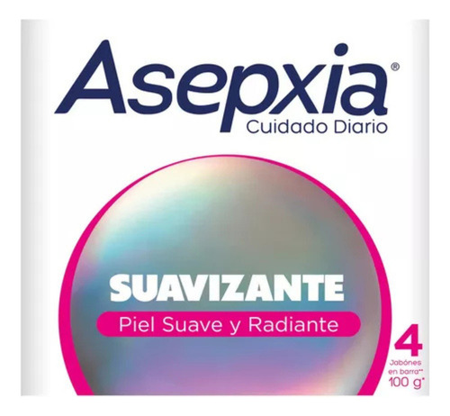 Jabon En Barra Suavizante Cara Y Cuerpo 100 Gr Asepxia