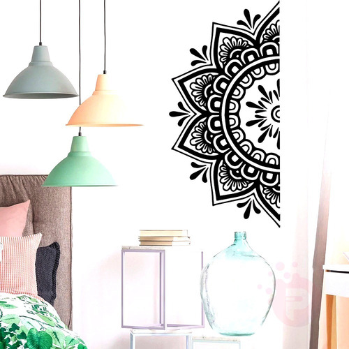 Vinilo Autoadesibo Decorativo Para Pared-mandala