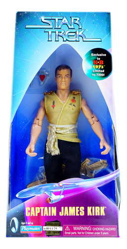 Playmates Star Trek Captain James Kirk Kb Toys Exclusive
