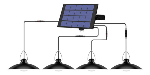 Lámpara Solar Encendido/apagado Luz Automática Ajustable Sol