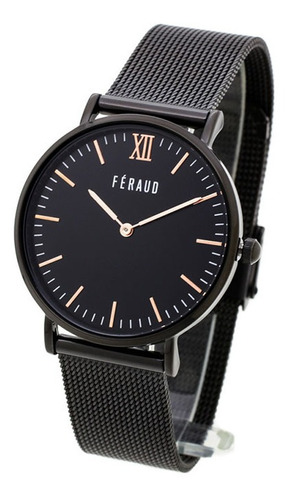 Reloj Feraud De Mujer 5520 L - Malla Tejida De Metal Wr30