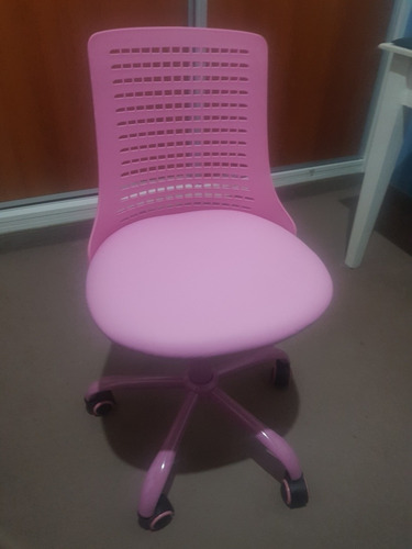 Silla De Escritorio Con Ruedas Rosa