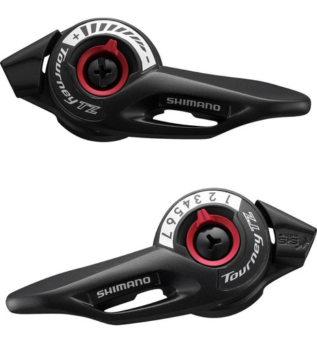 Par Manijas Shifters Shimano Tourney 21 Velocidades 3 X 7 