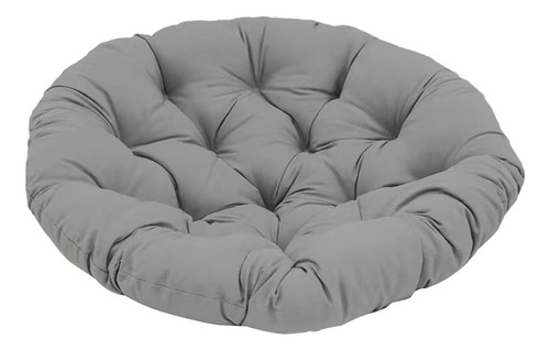 2 Cojín Para Silla Papasan, Cojín Redondo Para Gris Oscuro