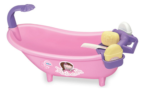 Banheira Pitica Para Boneca Reborn Banho De Espuma - Tilin