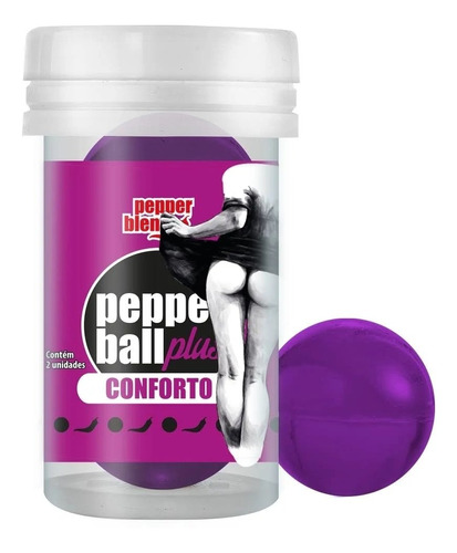 Hot Ball Bolinha Explosiva Plus Conforto A-nal Lubrificante Sabor Conforto