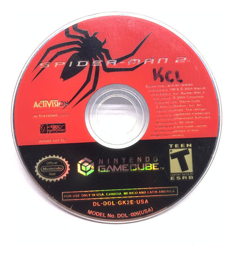Spider Man 2 Nintendo Gamecube (Usado)