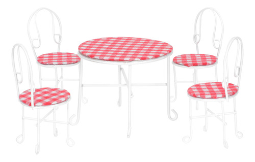 1 Juego De Figuritas Decorativas Para Mesa Y Silla En Miniat
