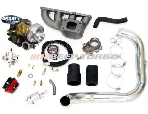 Imagem 1 de 6 de Kit Turbo Gm Corsa 1.0 Mpfi (com Coletor) - Com Turbina T2