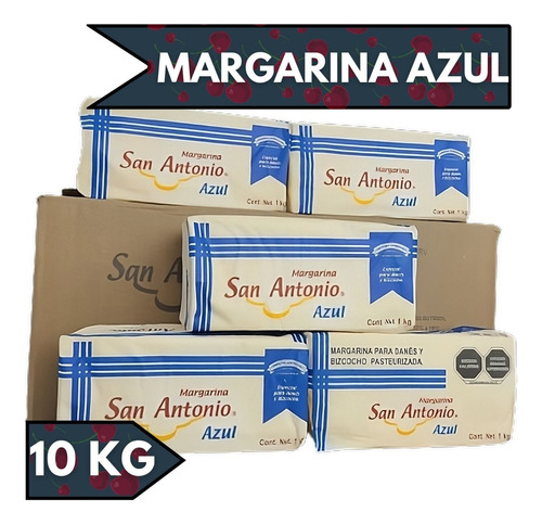 Margarina Azul Bizcocho Y Danés San Antonio 10 Kg