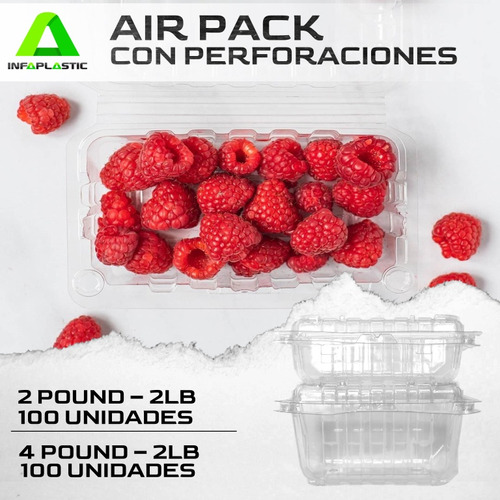 Envase Plástico Air Pack Con Perforación 