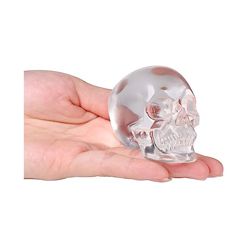 Estatua De Cristal De Calavera Mr. Skull 2.5 