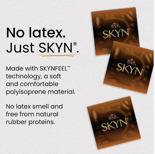 Imagen 5 de 5 de Preservativo Sin Latex Grande Skyn X 12u.