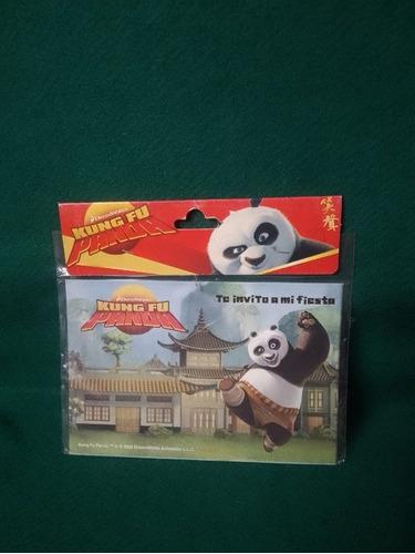 Coleccionismo Invitacion Kung Fu Panda