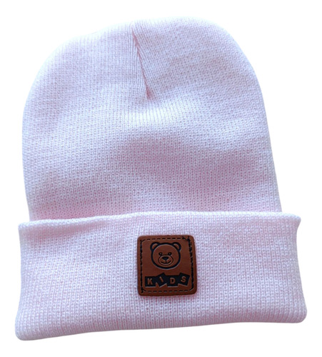 Gorro De Lana Para Bebe Gorrito Invierno Bebe Rosa Claro Dolly 8 Unico Lana Cashmilon