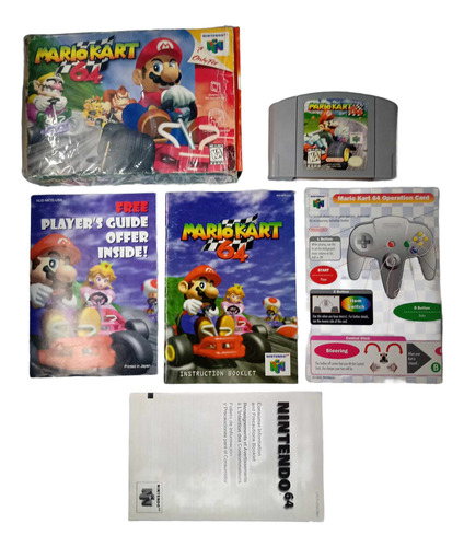 Mario Kart 64 Cib Completo 1996 Nintendo 64 Retromx (Usado)
