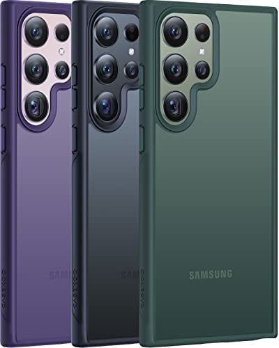 Funda Casekoo Slim Reforzada Para Galaxy S23 Ultra Verde