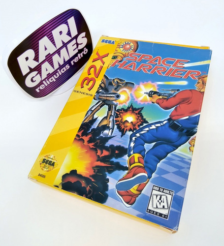 Space Harrier - Sega Mega Drive 32x - Imp - Cib (completo) (Usado)