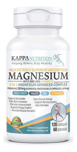Magnesium Kappa Advanced 4 In 1 - Unidad a $1625