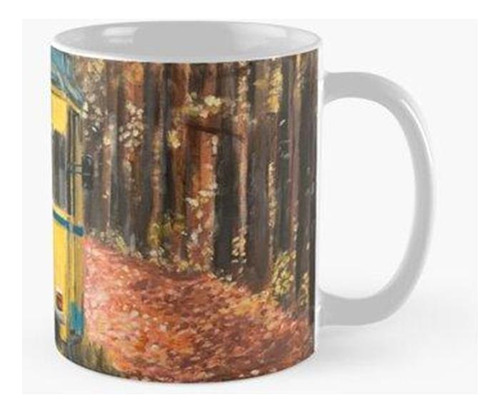 Taza El Pequeño Tren Amarillo En Rahnsdorf Calidad Premium