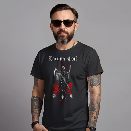 Playera Lacuna Coil Tour Mex Algodon Premium Mod3