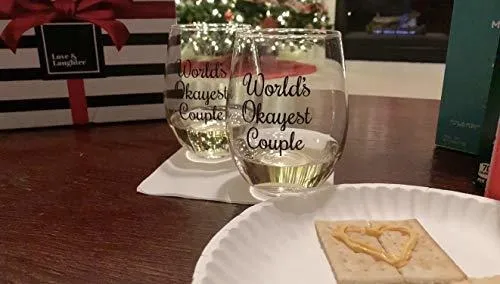 Copas De Vino Sin Tallo (las Copas De Pareja Más Buenas Del