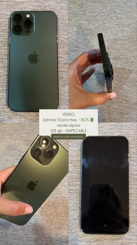 Apple Iphone 13 Pro Max (128 Gb) - Verde Alpino Verde (Usado)