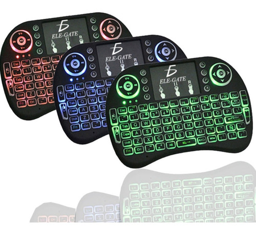 Mini Teclado Español Inalambrico Bluetooth Iluminado Smart