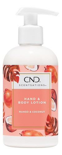 Cnd Scentsations Hand And Body Lotion, Mango/coconut, 8.3 Ou