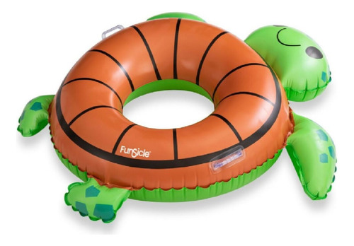 Inflable Acuático Funsicle Para Albercas Tortuga