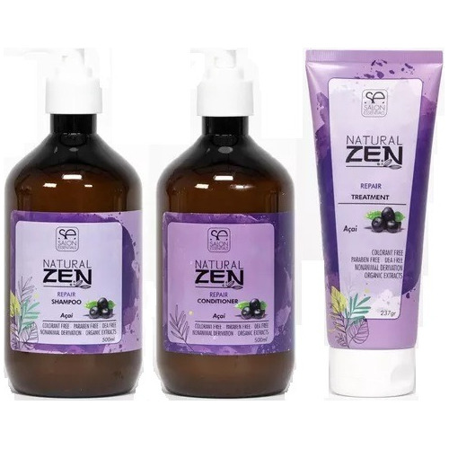 Pack Completo Reparador Natural Zen Salon Essentials