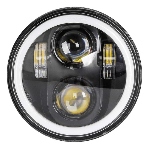 5 3/4 Faro Led Harley Led 5.75&#x27;&#x27; Drl Ojos De Ángel