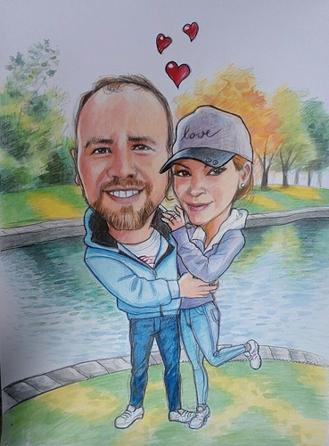 Caricaturas De Parejas A Color Personalizadas Por Encargo | MercadoLibre Caricaturas De Parejas A Color Personalizadas Por Encargo | MercadoLibre