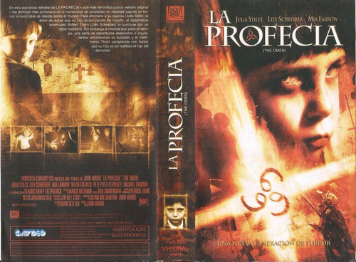 La Profecia Vhs The Omen Julia Stiles Mia Farrow Terror