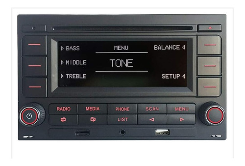 Radio De Coche Estéreo Rcn210 Vw Golf Passat Old Polo Usb Au