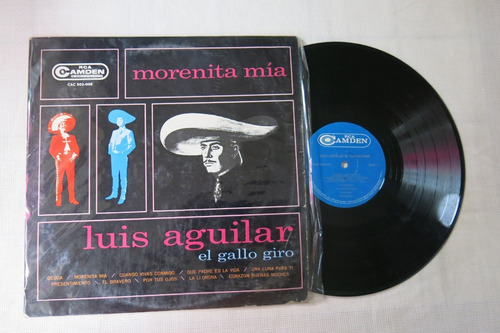 Vinyl Vinilo Lp Acetato Luis Aguilar El Gallo Giro Rancheras