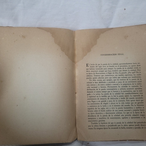 Imagen 4 de 9 de La Soledad En La Poesia Española Karl Vosslar 1941