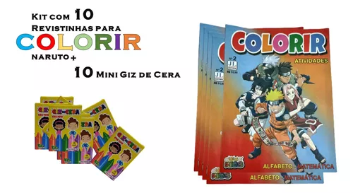 20 Revista para Colorir Naruto